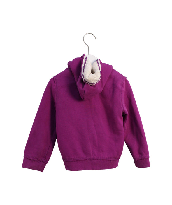 A Purple Lightweight Jackets from Tommy Hilfiger in size 3T for girl. (Back View)