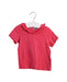 A Pink Short Sleeve Tops from Petit Bateau in size 18-24M for girl. (Front View)