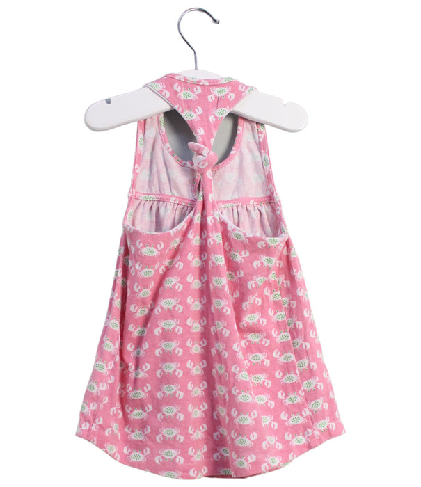 A Pink Sleeveless Tops from Mudpie in size 2T for girl. (Back View)