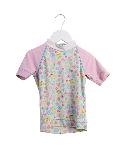 A Multicolour Rash Guards from Platypus in size 6-12M for girl. (Front View)