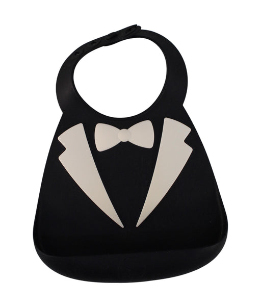 A Black Bibs from Make My Day in size O/S for boy. (Front View)