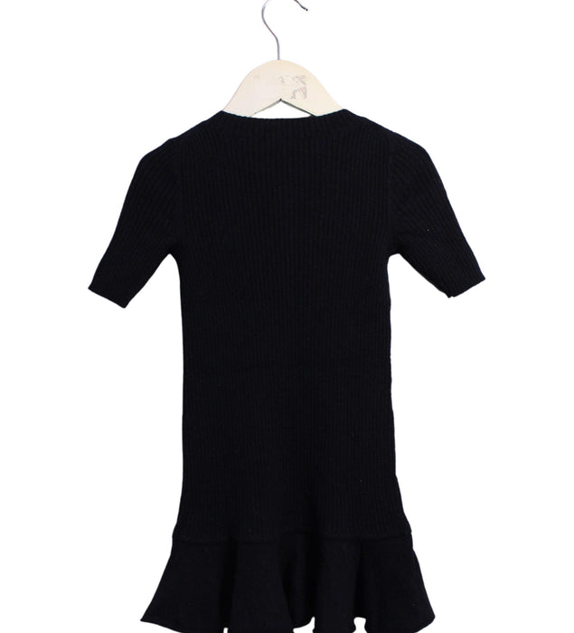 A Black Short Sleeve Dresses from Crewcuts in size 3T for girl. (Back View)