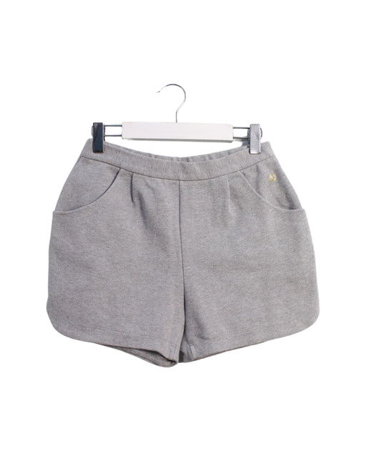 A Grey Shorts from Petit Bateau in size 12Y for girl. (Front View)