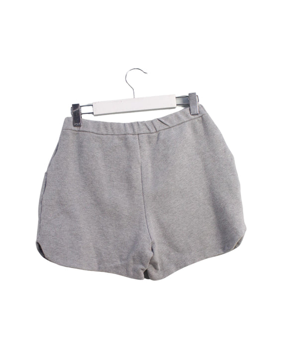 A Grey Shorts from Petit Bateau in size 12Y for girl. (Back View)