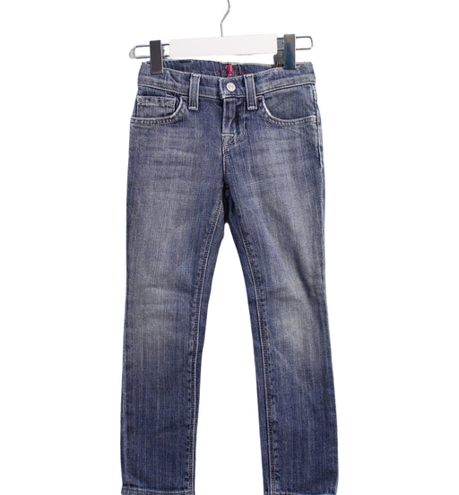 A Blue Jeans from 7 For All Mankind in size 4T for girl. (Front View)