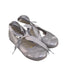 A Silver Flats from Diesel in size 4T for girl. (Front View)