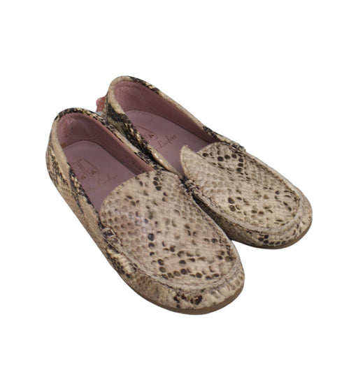 A Beige Loafers & Moccasins from Pretty Ballerinas in size 7Y for girl. (Front View)