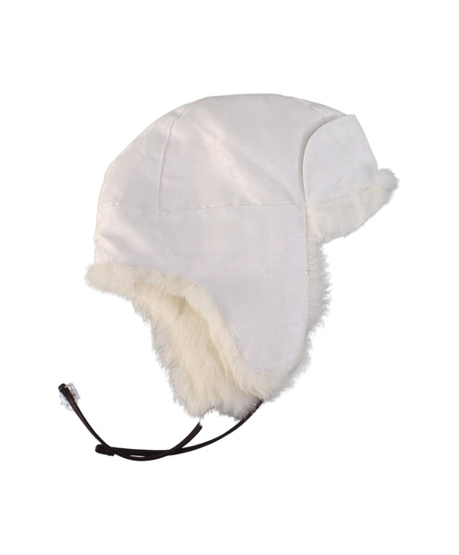 A White Winter Hats from Dior in size 2T for boy. (Front View)