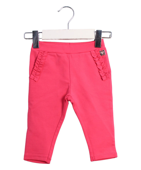 A Pink Leggings from Carrément Beau in size 3-6M for girl. (Front View)