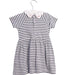 A Navy Short Sleeve Dresses from Petit Bateau in size 2T for girl. (Back View)