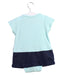 A Blue Short Sleeve Dresses from Mides in size 6-12M for girl. (Back View)