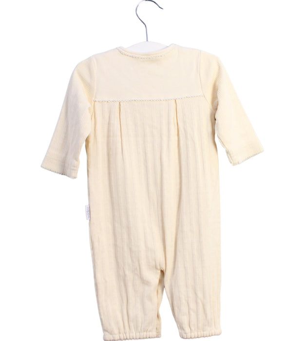 A Orange Long Sleeve Jumpsuits from Mides in size 3-6M for girl. (Back View)