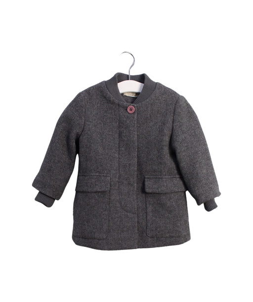 A Grey Coats from Stella McCartney in size 2T for girl. (Front View)