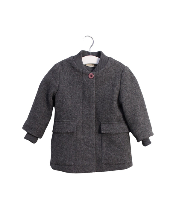 A Grey Coats from Stella McCartney in size 2T for girl. (Front View)