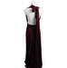 A Burgundy Sleeveless Dresses from Twobirds New York in size S for maternity. (Back View)