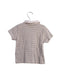 A Beige Short Sleeve Polos from Petit Bateau in size 18-24M for boy. (Back View)