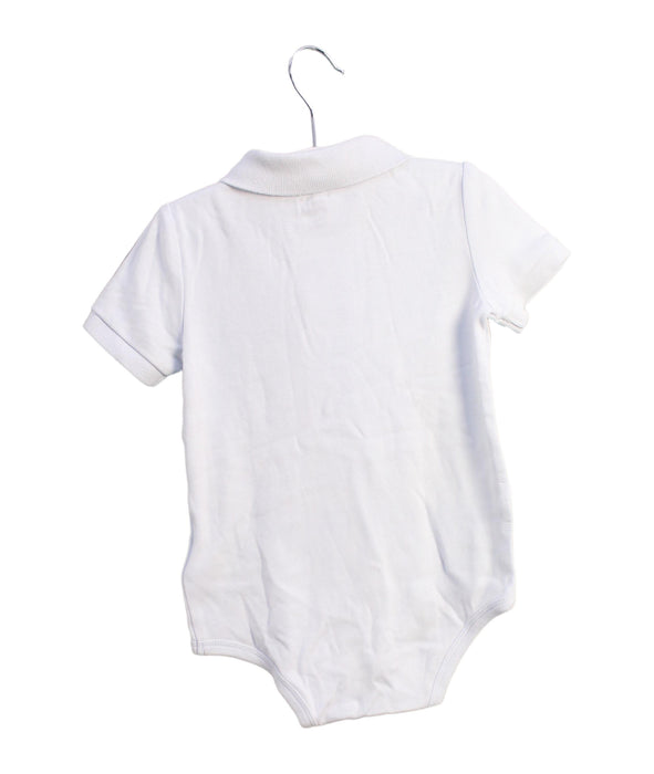 A White Short Sleeve Bodysuits from Ralph Lauren in size 12-18M for boy. (Back View)