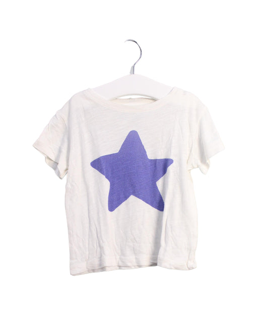 A White Short Sleeve T Shirts from Little Starters in size 12-18M for neutral. (Front View)