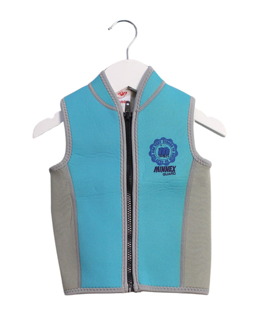 A Blue Wetsuits from Minnex in size 2T for neutral. (Front View)