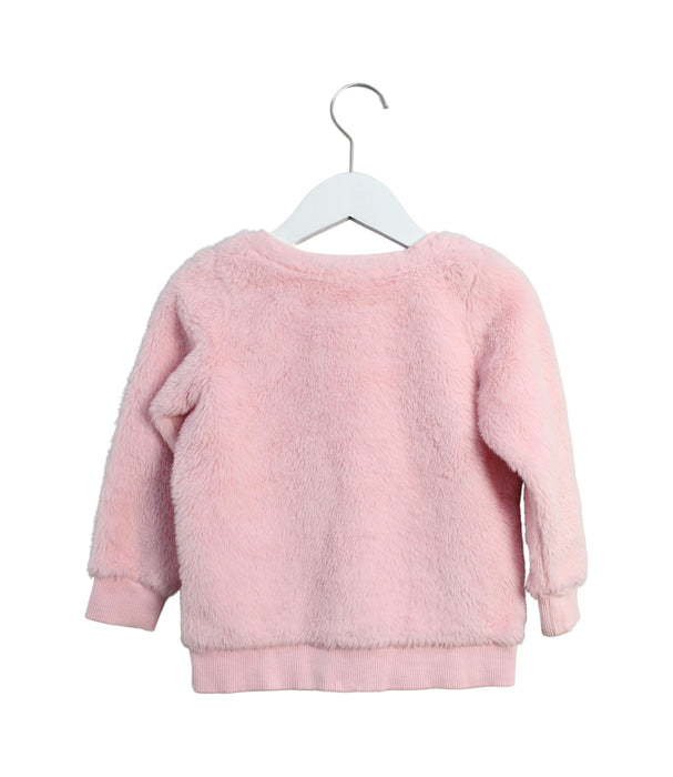 A Pink Crewneck Sweatshirts from Seed in size 4T for girl. (Back View)