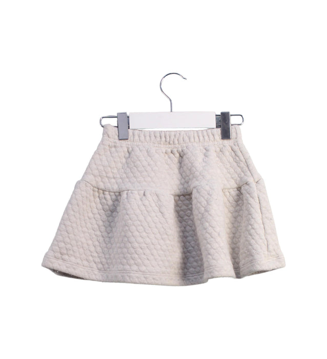 A Grey Short Skirts from Petit Bateau in size 8Y for girl. (Back View)