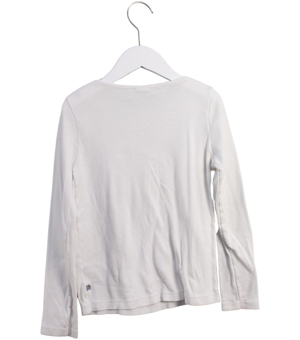 A White Long Sleeve Tops from Petit Bateau in size 10Y for girl. (Back View)