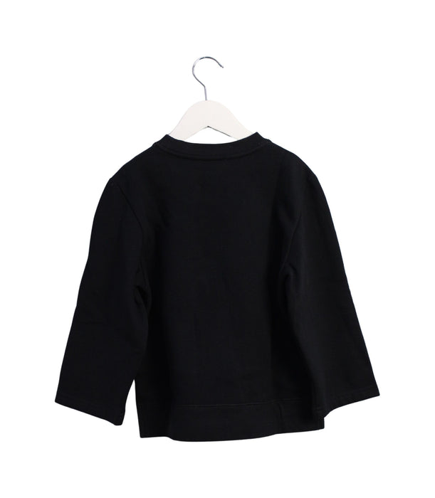 A Black Crewneck Sweatshirts from Stella McCartney in size 6T for girl. (Back View)