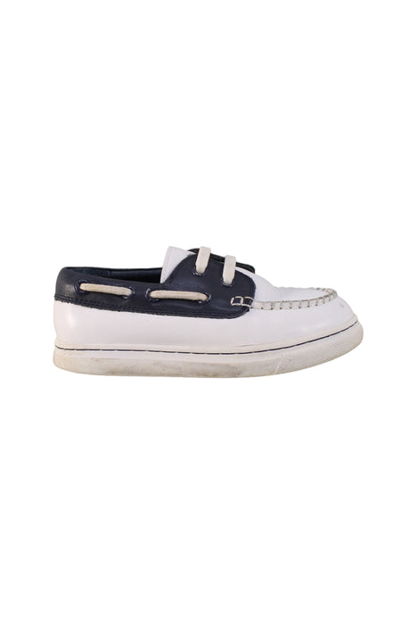 A White Loafers & Moccasins from Ferrari in size 5T for boy. (Back View)