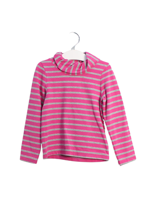 A Pink Long Sleeve Tops from As Know As Ponpoko in size 2T for girl. (Front View)