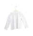 A White Long Sleeve Tops from Knot in size 3T for girl. (Back View)