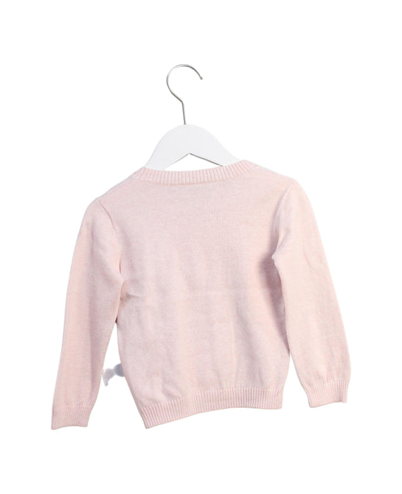 A Pink Knit Sweaters from The Bonnie Mob in size 2T for girl. (Back View)