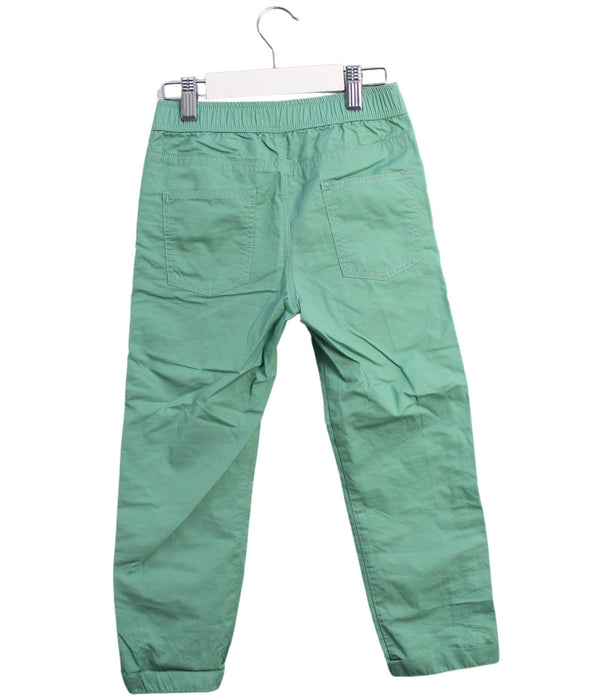 A Green Casual Pants from Petit Bateau in size 6T for boy. (Back View)