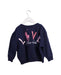 A Navy Crewneck Sweatshirts from Ralph Lauren in size 4T for girl. (Back View)