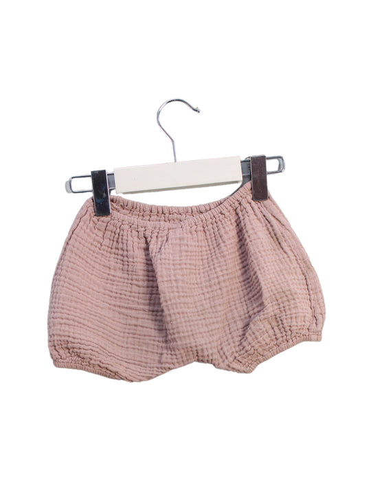 A Pink Shorts from Numero 74 in size 3-6M for girl. (Back View)