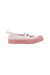 A Pink Slip Ons from Novesta x Bonpoint in size 10Y for girl. (Back View)