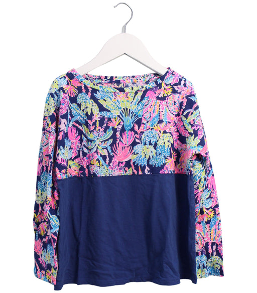 A Multicolour Long Sleeve Tops from Lilly Pulitzer in size 6T for girl. (Front View)