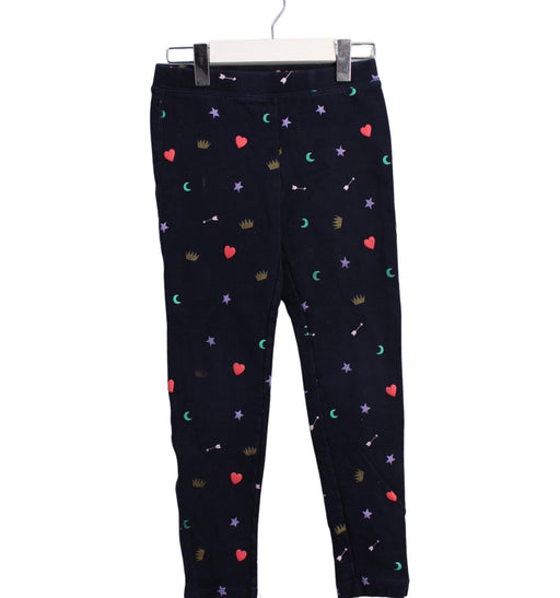 A Navy Leggings from Crewcuts in size 7Y for girl. (Front View)