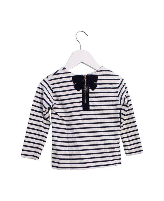 A White Long Sleeve Tops from Jacadi in size 3T for girl. (Back View)