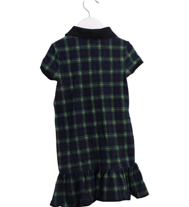 A Navy Short Sleeve Dresses from Polo Ralph Lauren in size 3T for girl. (Back View)