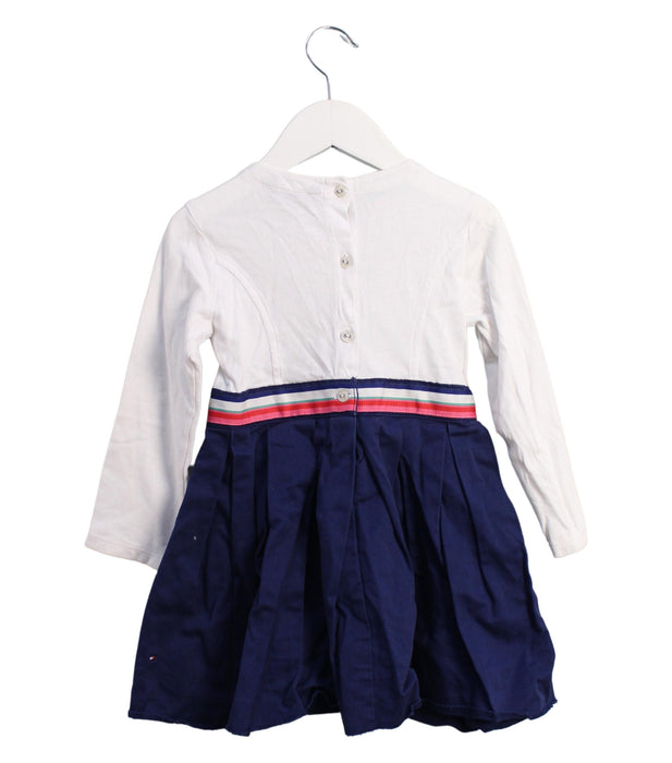 A White Long Sleeve Dresses from Tommy Hilfiger in size 2T for girl. (Back View)