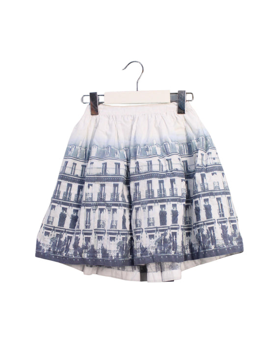 A White Short Skirts from Noa Noa Miniature in size 6T for girl. (Front View)
