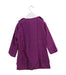 A Purple Long Sleeve Dresses from Nellystella in size 2T for girl. (Back View)
