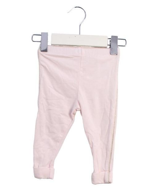 A Pink Leggings from Chloe in size 6-12M for girl. (Front View)