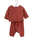 A Red Pants Sets from Nordstrom in size 0-3M for girl. (Front View)
