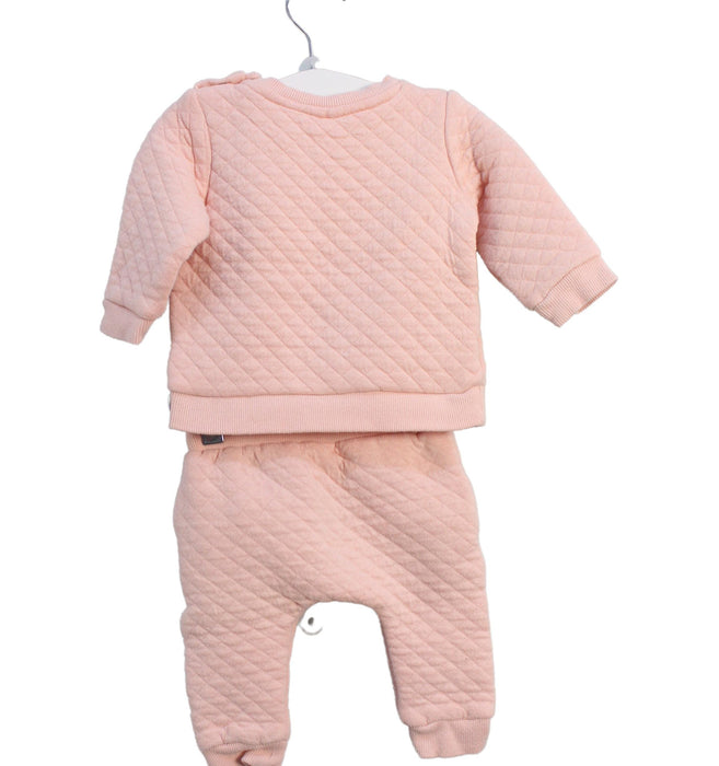 A Pink Pants Sets from Seed in size 3-6M for girl. (Back View)