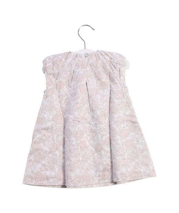 A Pink Short Sleeve Dresses from Dior in size 3-6M for girl. (Back View)