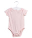 A Pink Short Sleeve Bodysuits from Nordstrom in size 6-12M for girl. (Front View)