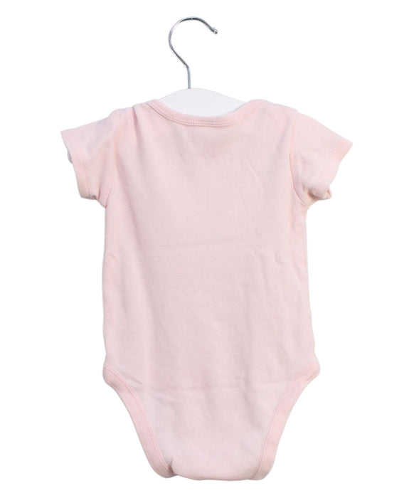 A Pink Short Sleeve Bodysuits from Nordstrom in size 6-12M for girl. (Back View)