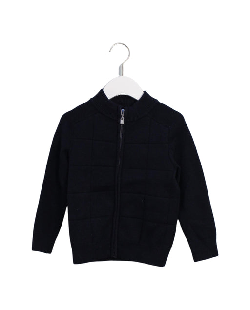 A Navy Lightweight Jackets from Jacadi in size 4T for boy. (Front View)