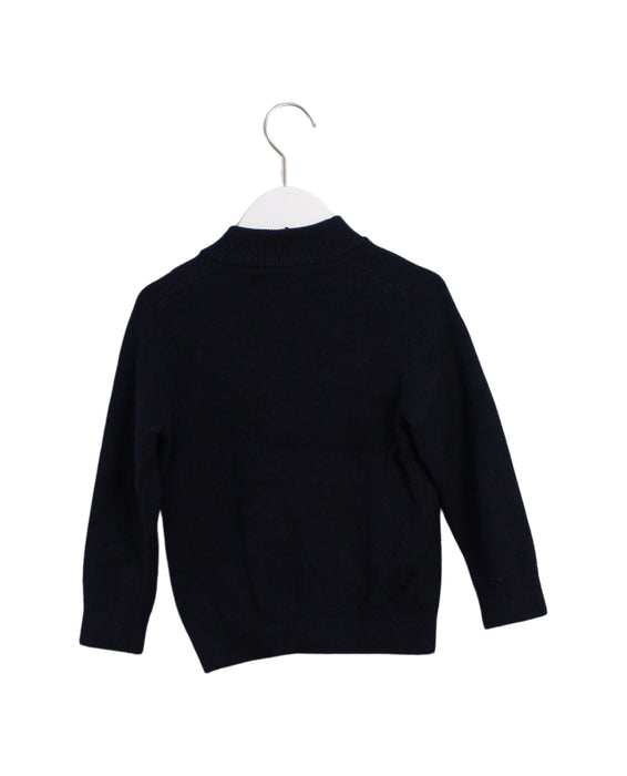 A Navy Lightweight Jackets from Jacadi in size 4T for boy. (Back View)